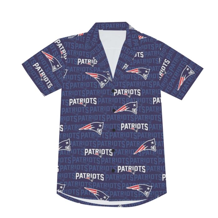 New England Patriots All-Over Print Men's Deep V-neck Short Sleeve T-shirt - Image 4