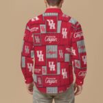 Houston - Cougars Men's Slim Fit Long Sleeve Shirt - Image 2