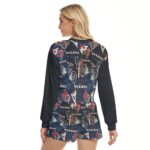 Houston Texans Women's Short Sweatshirt And Pants Suit - Image 4