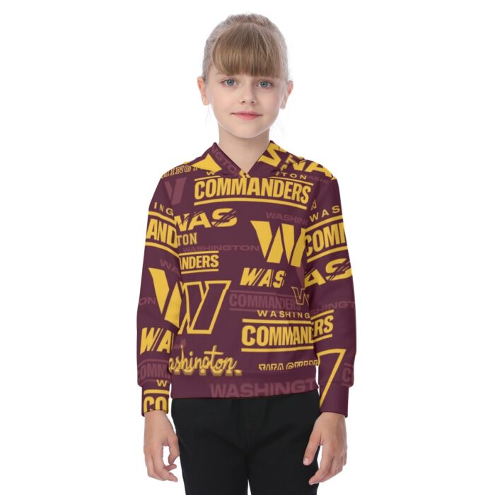 Washington Commanders  Kid's Heavy Fleece Hoodie - Image 1