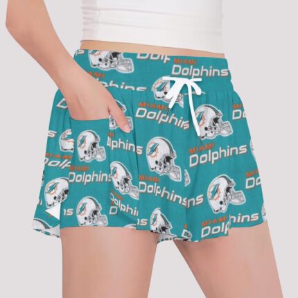 Miami Dolphins Zubaz All-Over Print Girls' Sports Culottes