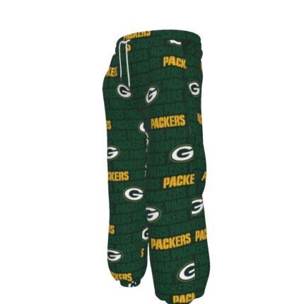 Green Bay Packers All-Over Print Men'S Thick Sweatpants