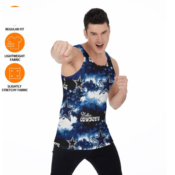 Dallas Cowboys Zubaz All-Over Print Men's Tank Top - Image 1