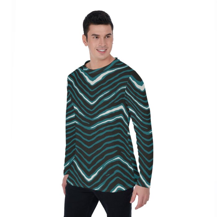 Philadelphia Eagles Zubaz All-Over Print Long Sleeve T-Shirt - Image 2