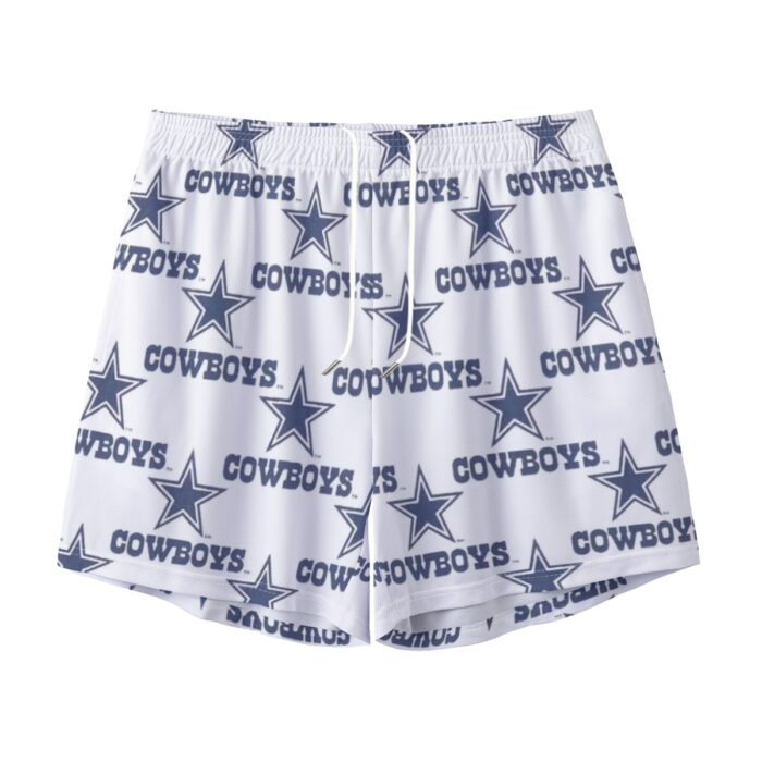 Dallas Cowboys Zubaz All-Over Print Men's Pocket Customizable Shorts - Image 6