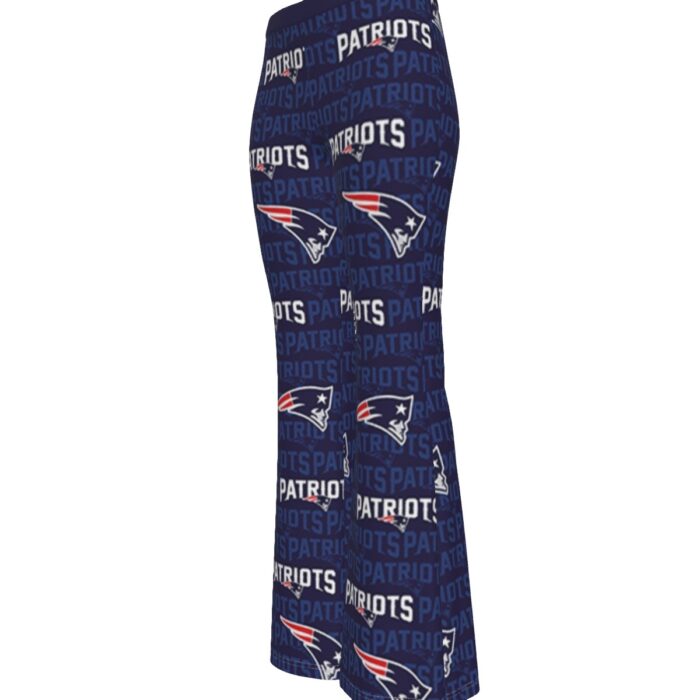 New England Patriots Zubaz All-Over Print Women's Skinny Flare Pants - Image 2