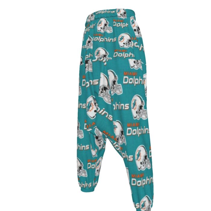 Miami Dolphins Zubaz All-Over Print Men's Loose Trousers - Image 1