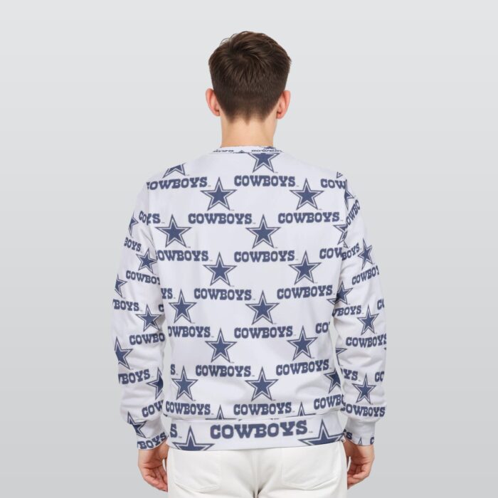 Dallas Cowboys Zubaz All-Over Print Men's Heavy Fleece Sweatshirt - Image 1