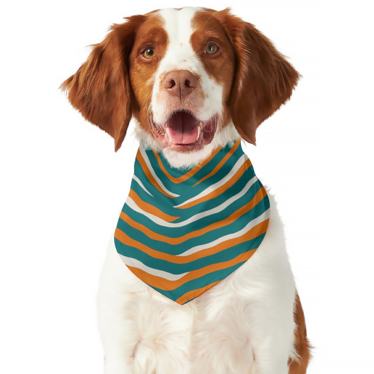 Miami Dolphins Zubaz All-Over Print Pet's Scarf - Image 3