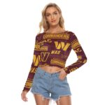 Washington Commanders Women's Mesh Long Sleeves T-shirt