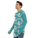Miami Dolphins Zubaz All-Over Print Men's Fingerless Long Sleeve T-shirt - Image 3