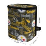 Pittsburgh Steelers Zubaz Car Hanging Trash Bin - Image 4