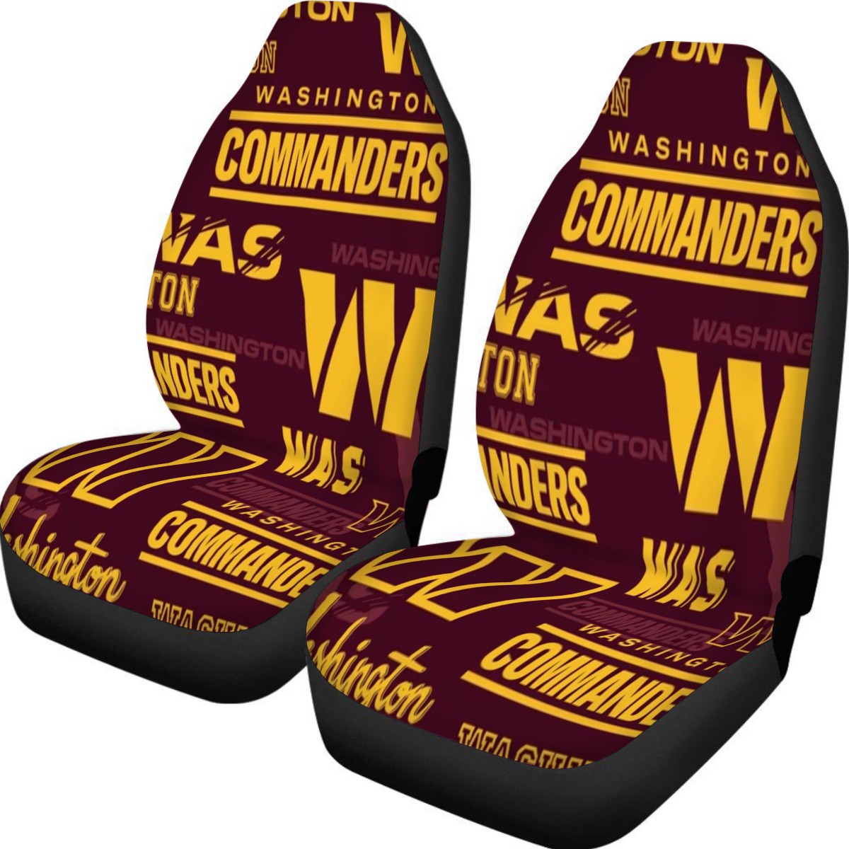 Washington Commanders Universal Car Seat Cover With Thickened Back