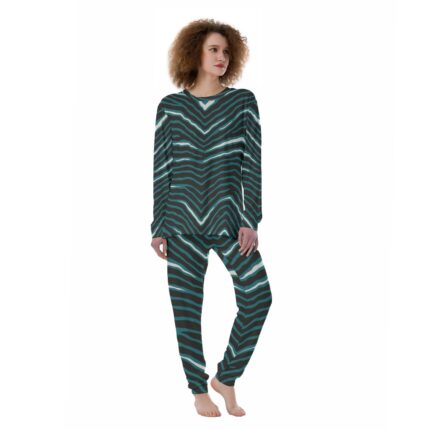 Philadelphia Eagles Zubaz All-Over Print Women's Pajamas