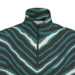 Philadelphia Eagles Zubaz All-Over Print Unisex Turtleneck Zippered Sweatshirt - Image 5