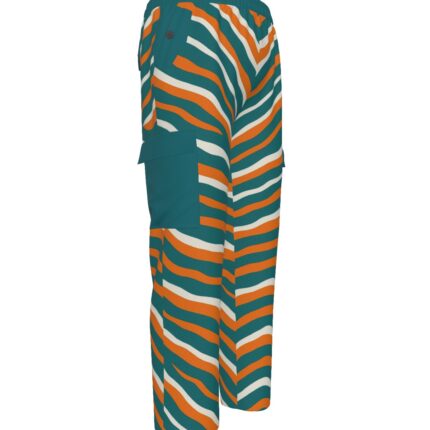Miami Dolphins Zubaz All-Over Print Men's Pocket Cargo Pants