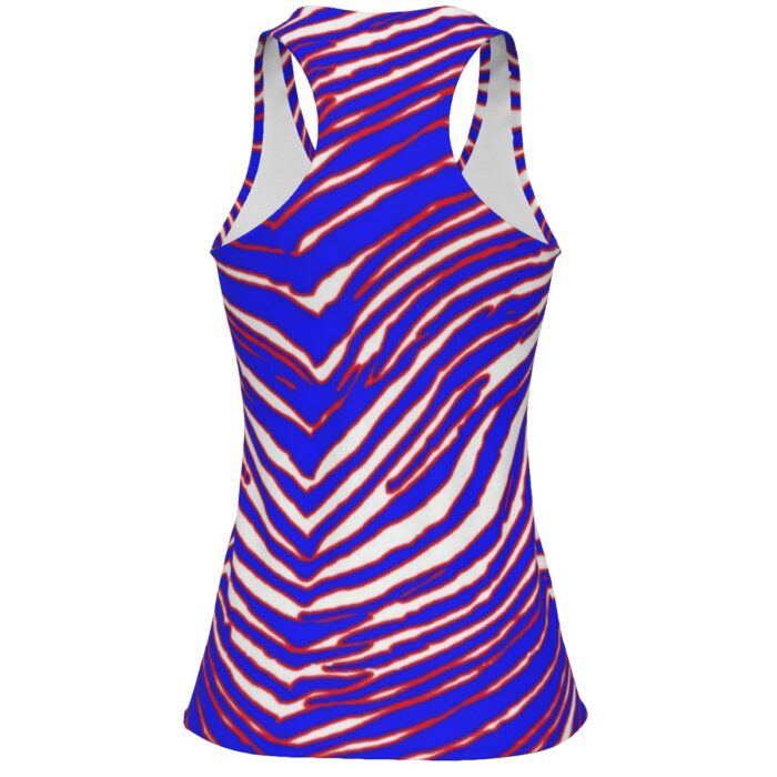 Buffalo Bills Zubaz All-Over Print Women's Workout Tank Top|210GSM - Image 2