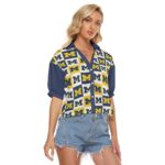 University of Michigan - Wolverines Women's V-neck Shirts - Image 2
