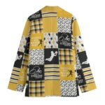 Pittsburgh Steelers All-Over Print Women's Leisure Blazer