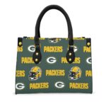 Green Bay Packers Women's Tote Bag With Black Handle