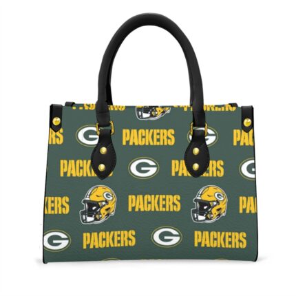 Green Bay Packers Women's Tote Bag With Black Handle