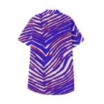 Buffalo Bills Zubaz All-Over Print Kid's Hawaiian Vacation Shirt | 115GSM Cotton poplin - Image 2