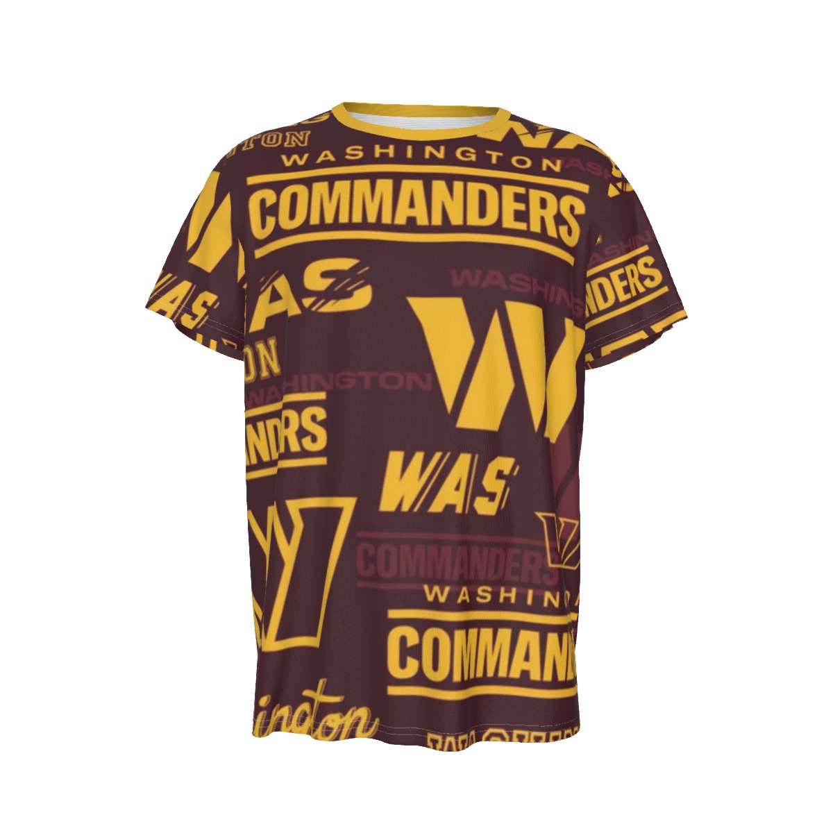 Washington Commanders Round Neck Short Sleeve T-Shirt
