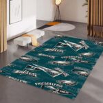 Philadelphia Eagles Zubaz Foldable Rectangular Floor Mat - Image 2