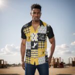 Pittsburgh Steelers All-Over Print Men's Shirt - Image 2