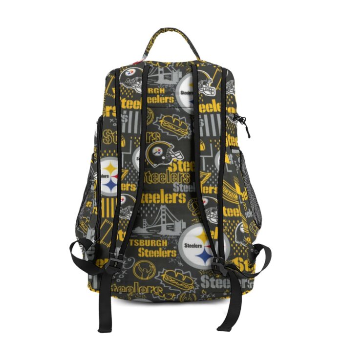 Pittsburgh Steelers Zubaz All-Over Print Multifunctional Backpack - Image 3
