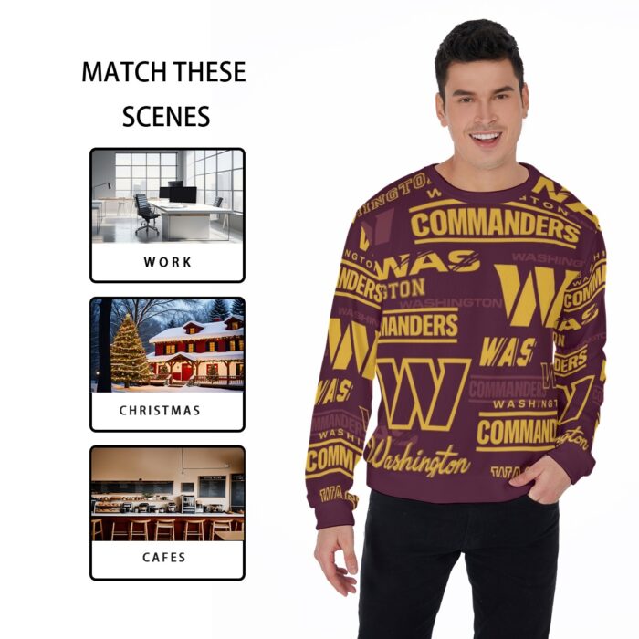 Washington Commanders  Men's Sweater - Image 5