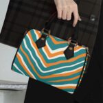 Miami Dolphins Zubaz Classic Barrel-Shaped PU Leather Handbag - Image 9