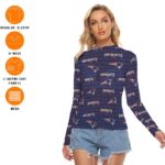 New England Patriots All-Over Print Women's Mesh T-shirt - Image 2