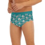 Miami Dolphins Zubaz All-Over Print Men's Triangle Low-rise Underwear - Image 5