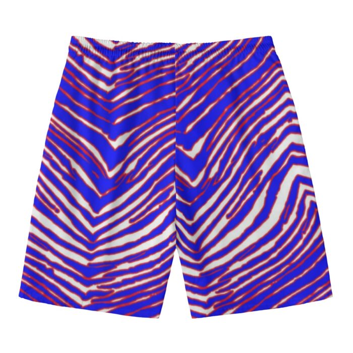 Buffalo Bills Zubaz All-Over Print Men‘s Beach Shorts With Lining - Image 4