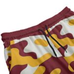 Washington Commanders camo Unisex Knitted Fleece Pants - Image 4