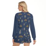 Utah Jazz Women's Short Sweatshirt And Pants Suit - Image 4