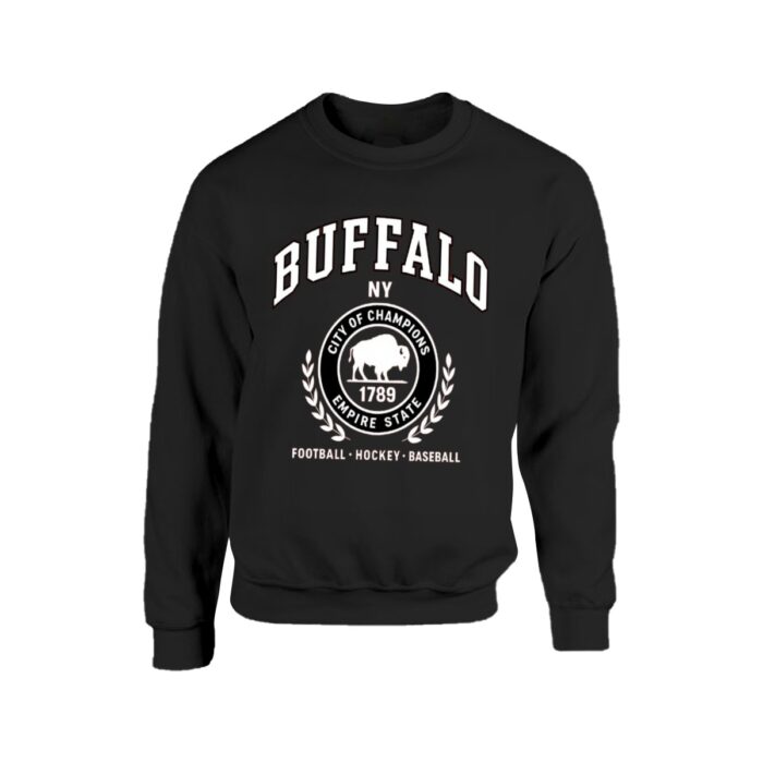 Buffalo New York sports football hockey baseball Sweatshirt - Image 6