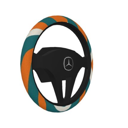 Miami Dolphins Zubaz All-over Print Steering Wheel Cover