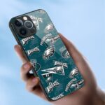 Philadelphia Eagles Zubaz iPhone 13 Series Mobile Phone Case | Glass - Image 2