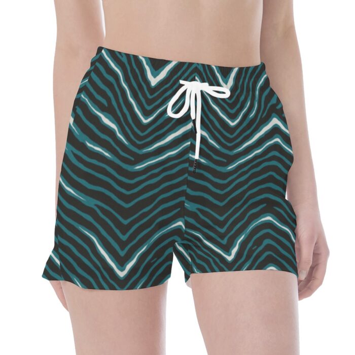 Philadelphia Eagles Zubaz All Over Print Wide Waistband Sport Shorts - Image 1