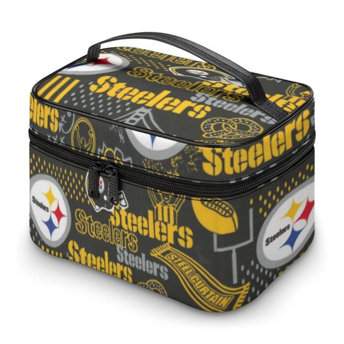 Pittsburgh Steelers Zubaz Large Capacity Toiletry Organizer Bag - Image 2