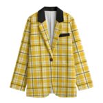 Pittsburgh Steelers All-Over Print Women's Leisure Blazer | 245GSM Cotton - Image 2