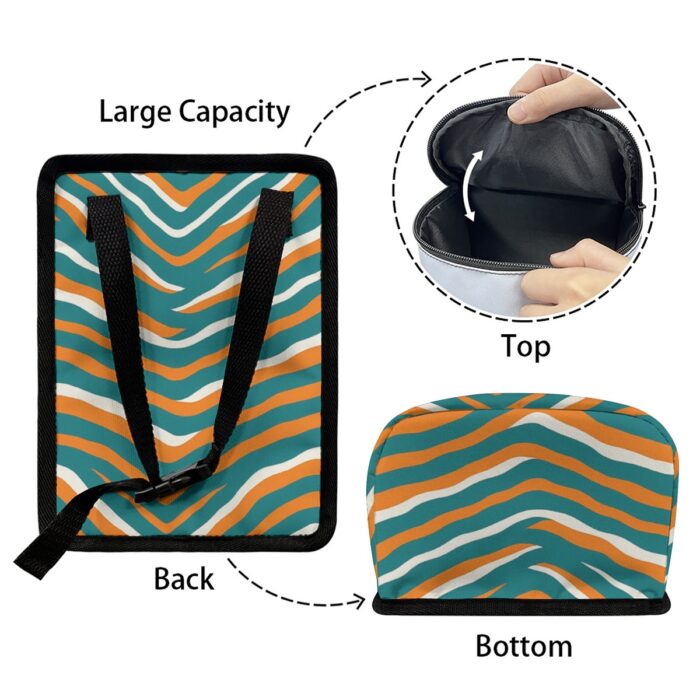Miami Dolphins Zubaz Car Hanging Trash Bin - Image 5
