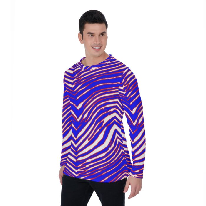 Buffalo Bills Zubaz All-Over Print Long Sleeve T-Shirt - Image 2