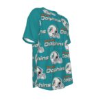 Miami Dolphins Zubaz All-Over Print Men's O-neck Short Sleeve T-shirt - Image 4