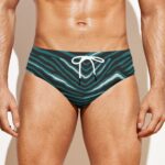 Philadelphia Eagles Zubaz All-over print Men'S Drawstring Swim Briefs