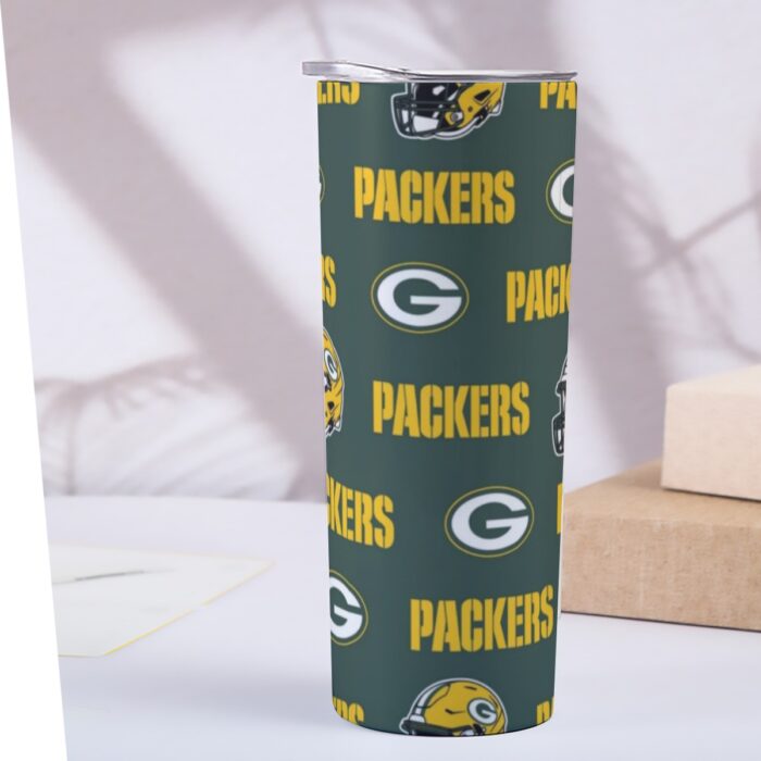 Green Bay Packers Custom 20OZ Straight Cup With Sliding Lid For The USA - Image 5