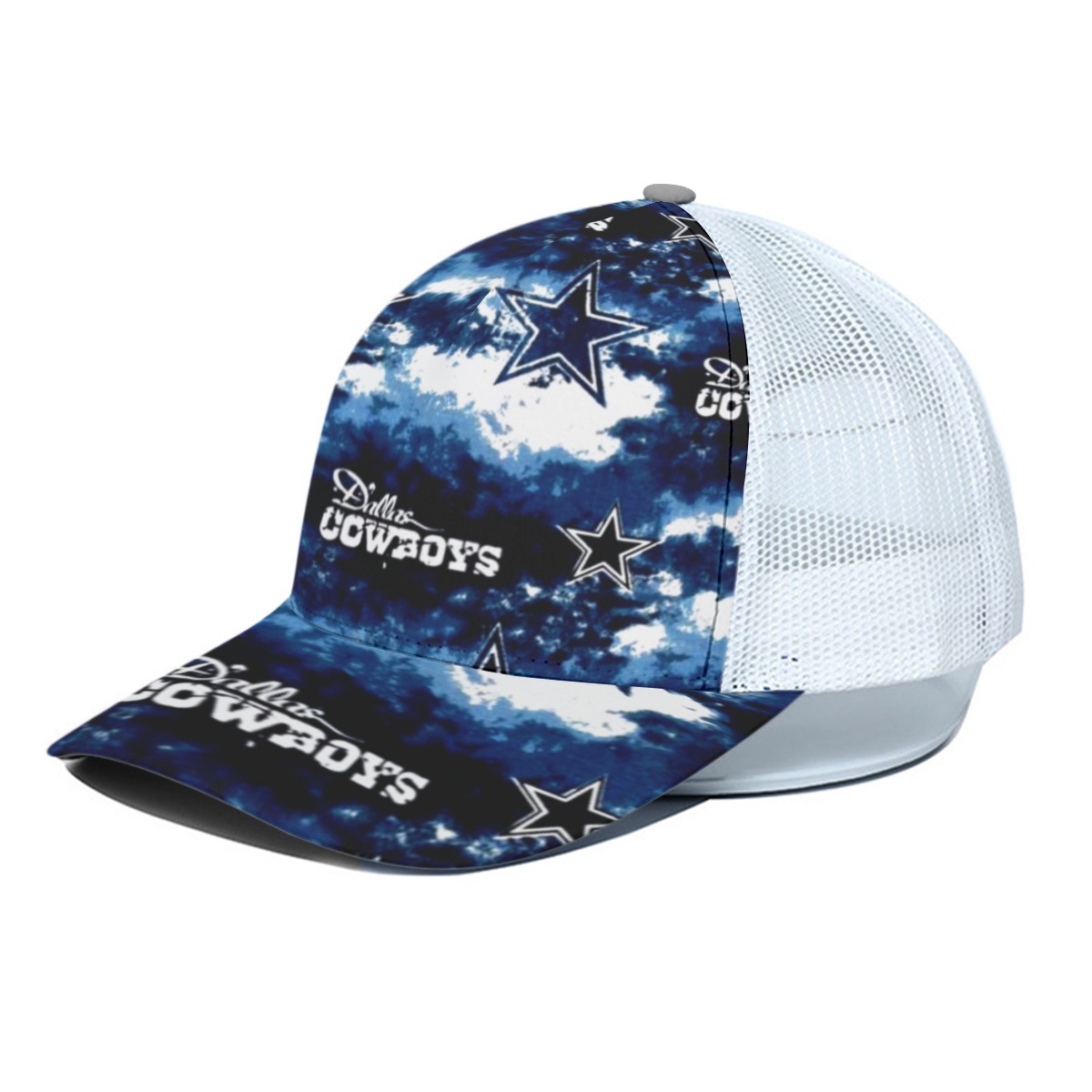 Dallas Cowboys Zubaz Unisex Trucker Hat With White Half-mesh - Image 2