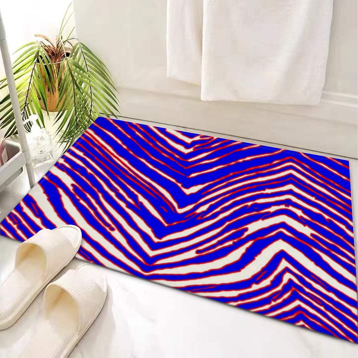 Buffalo Bills Zubaz Door Mat - Image 2